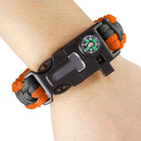 Paracord överlevnadsarmband 4st l kompass, visselpipa, flintbrandstartare - iPhoneCase.se