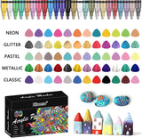 Akrylfärgpennor 60 färger permanenta - iPhoneCase.se